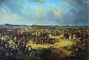 Bogdan Villevalde Battle of Paris oil painting